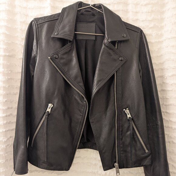 All Saints Jackets & Blazers - ALLSAINTS LEATHER MOTO JACKET
